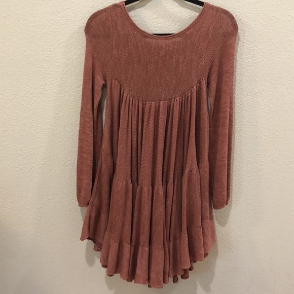 Free People Pink Mini Dress - Picture 4 of 7